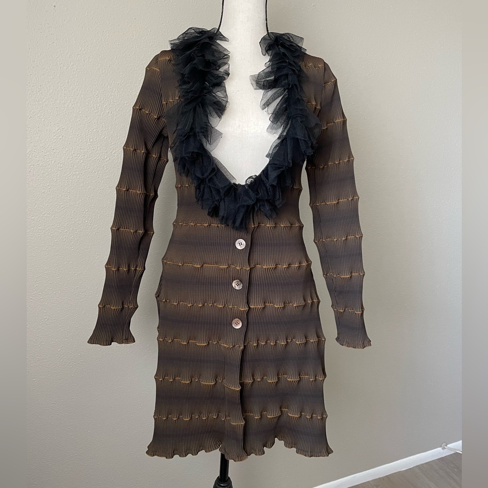 Nathalie Garçon Rare Vintage Jacket Dress Size 40